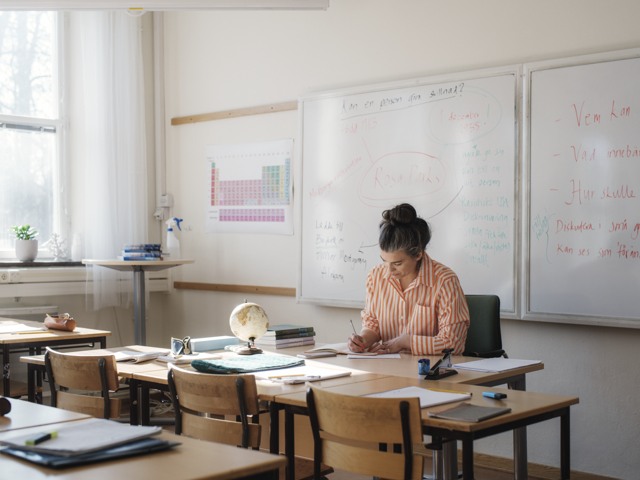 Gymnasielärare i arbete med planering Gymnasieskola - övrigt