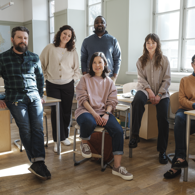 Grundskola - gruppbild