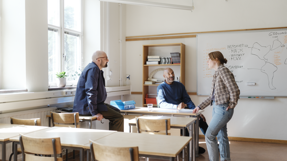 Gymnasieskola - gruppbild