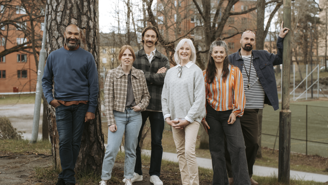 Gymnasieskola - gruppbild