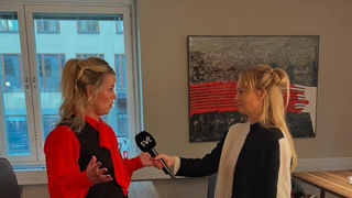 Anna Olskog intervjuas av SVT Granskning