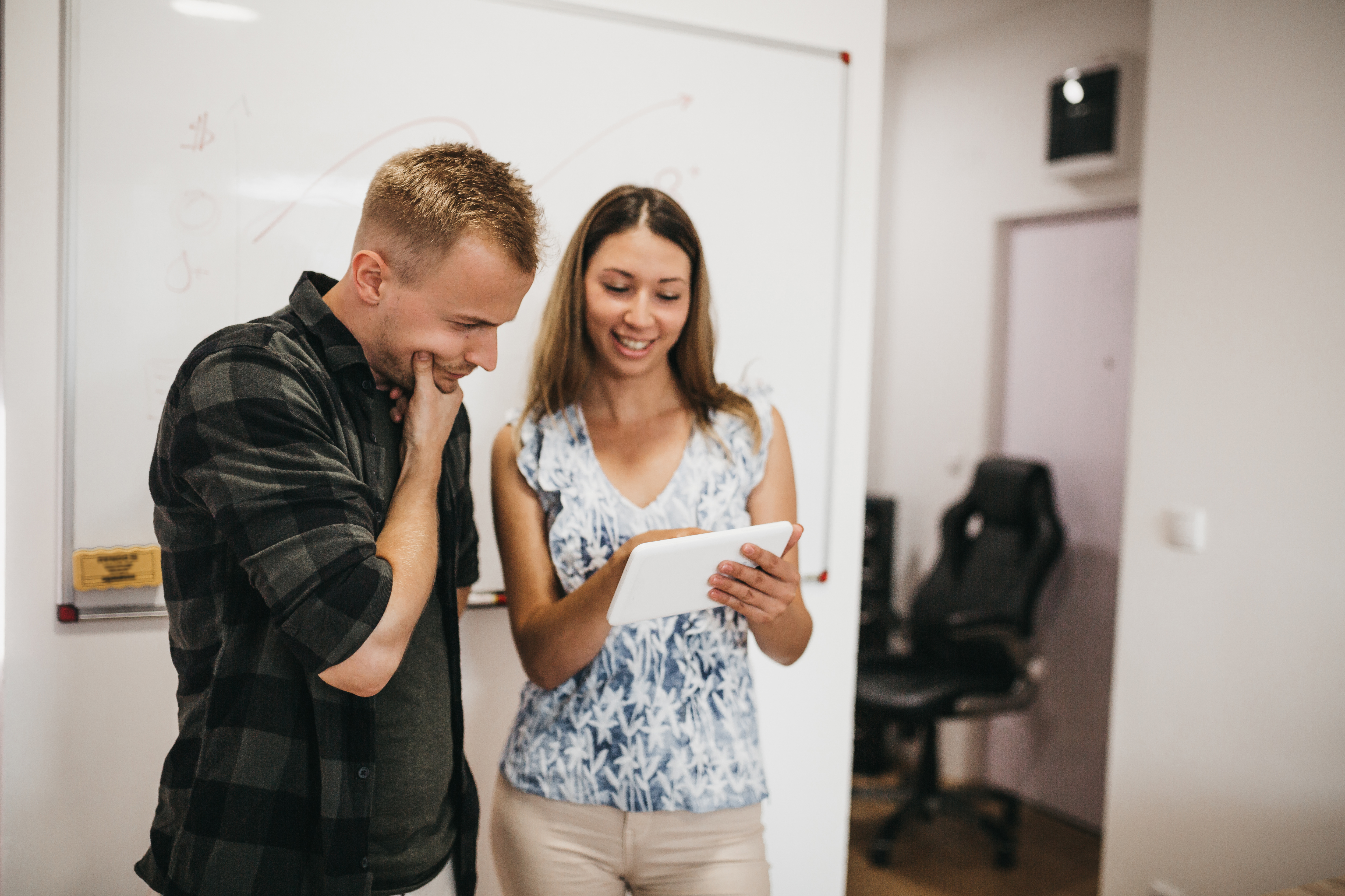 Business people working together