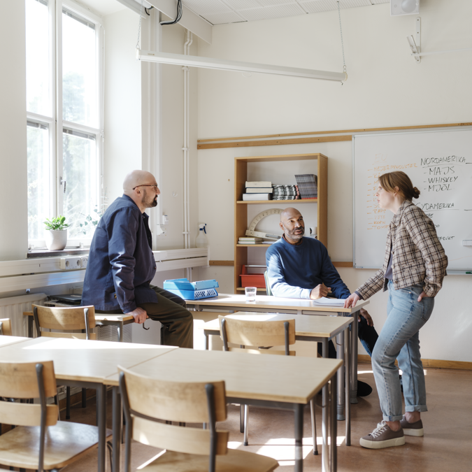 Gymnasieskola - gruppbild